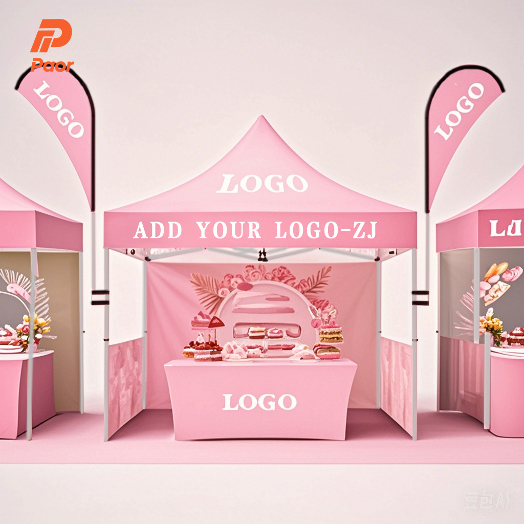 Commercial Printing Logo - Tenda personalizada de alumínio para feiras,