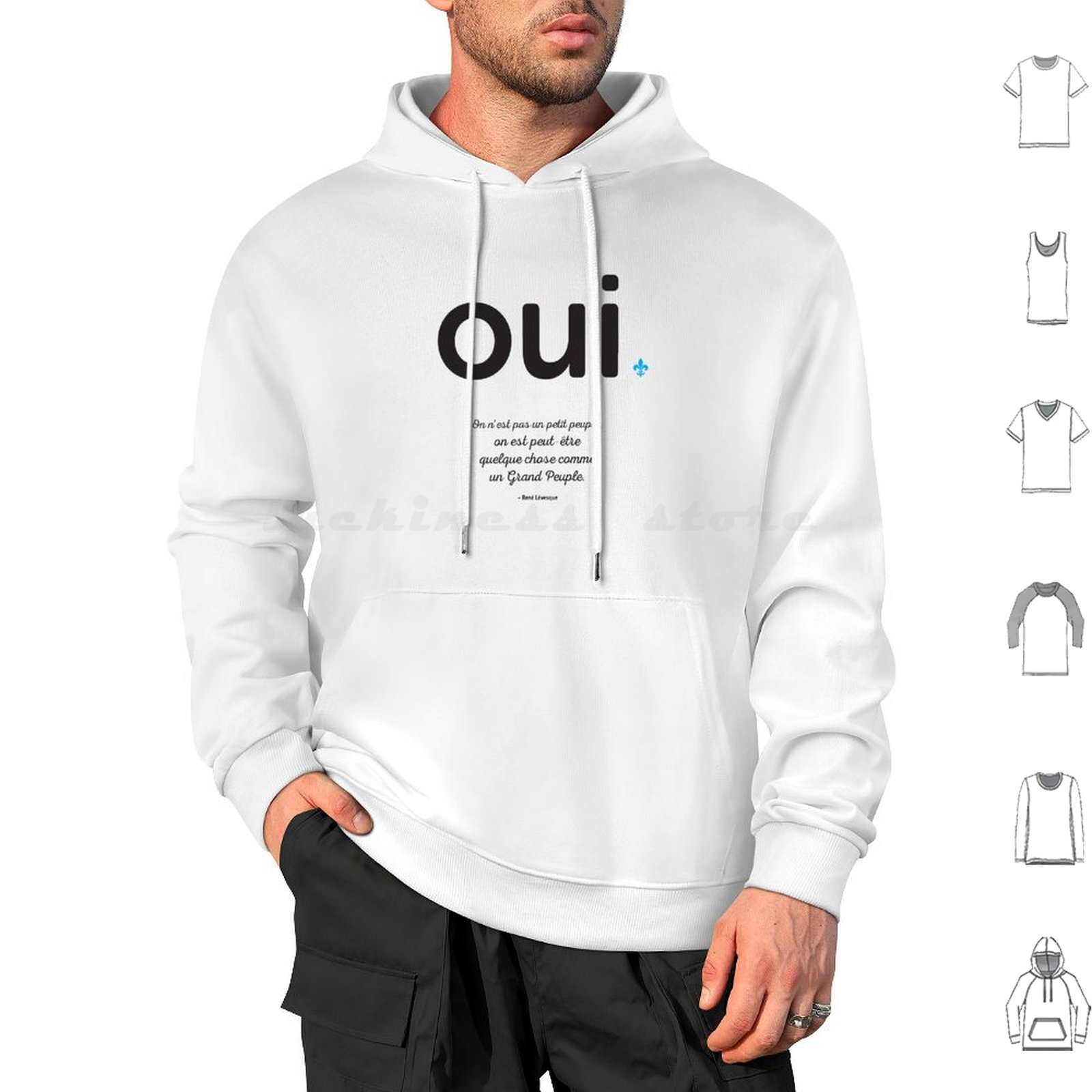 Printing Qc - Québec René Lévesco Citação Grande Peuple