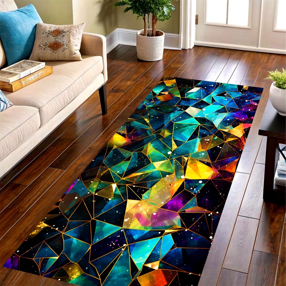 Commercial Printing House - Tapete longo Galaxy Crystal Triangle, tapete