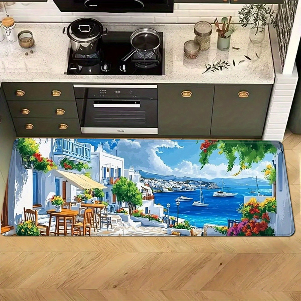 Commercial Printing House - Tapete Longo Estampado com Arte de
