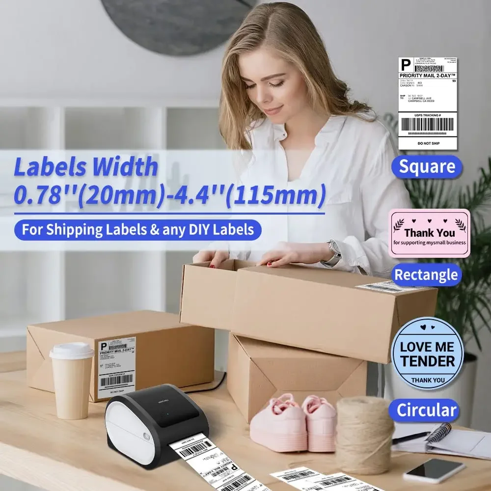 Impressora de envio bluethooth - Commercial Label Printing Machine avaliação e preço