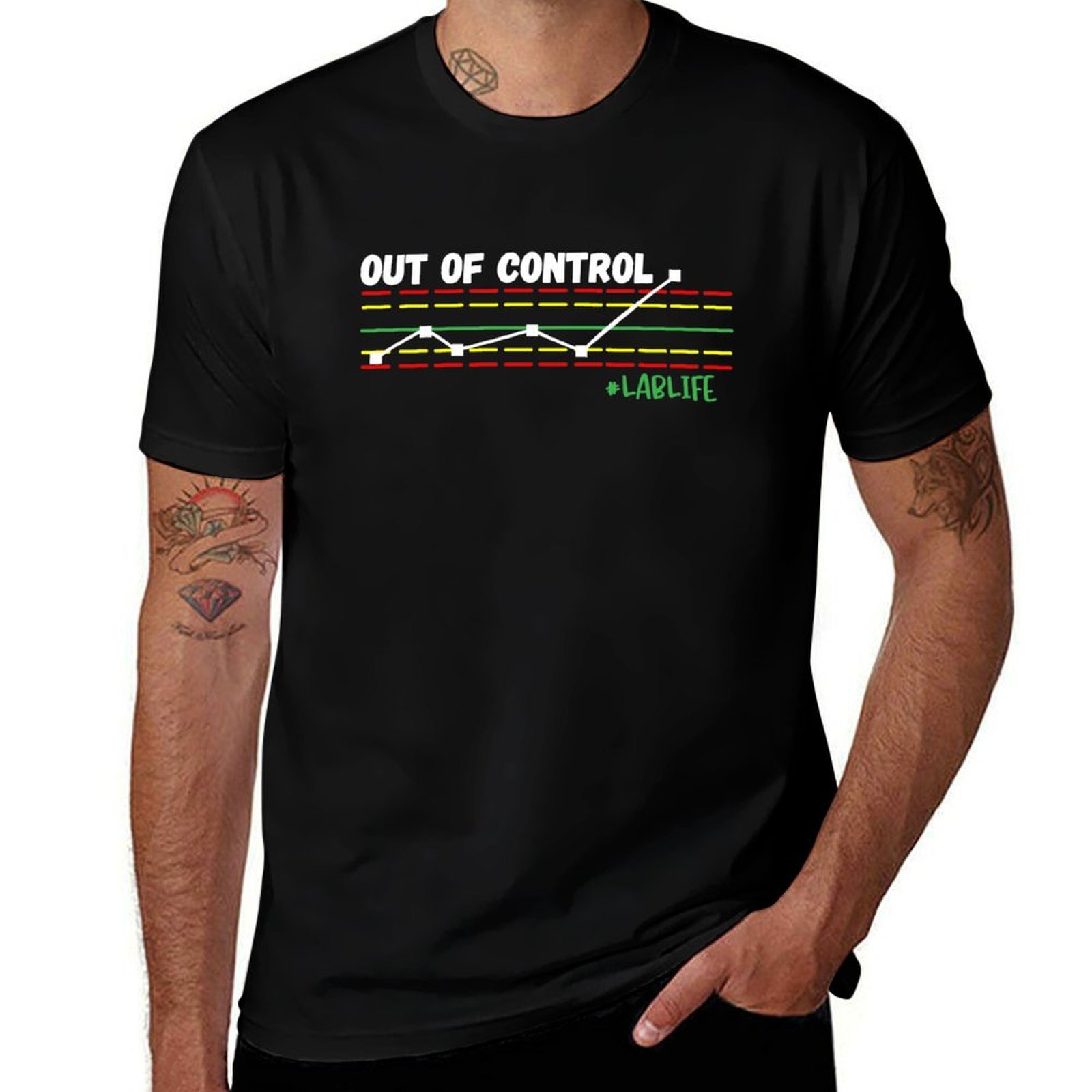 Camiseta Funny Lab Tech, Out O - Printing Qc avaliação e preço