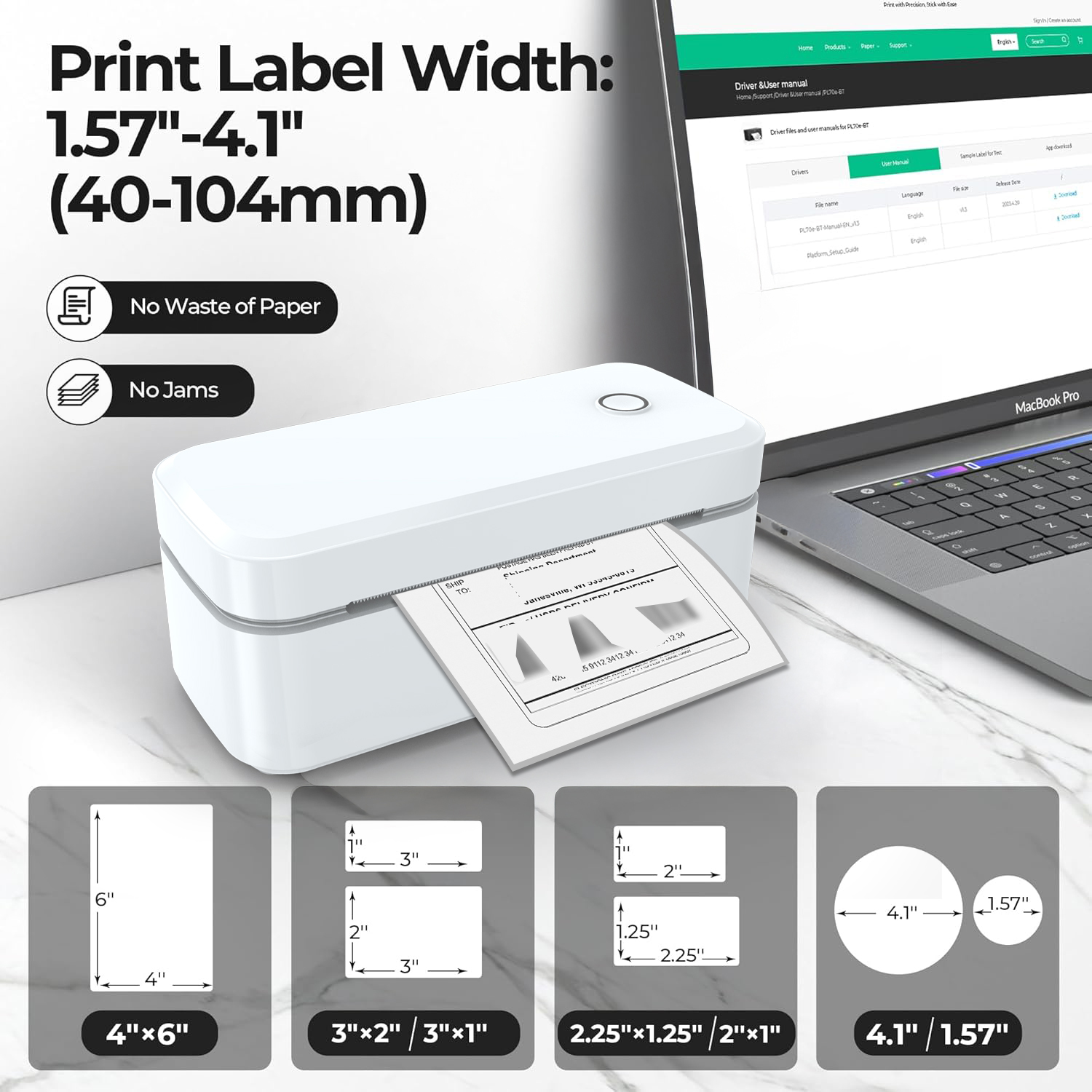 Impressora de etiquetas térmic - Commercial Label Printing Machine avaliação e preço
