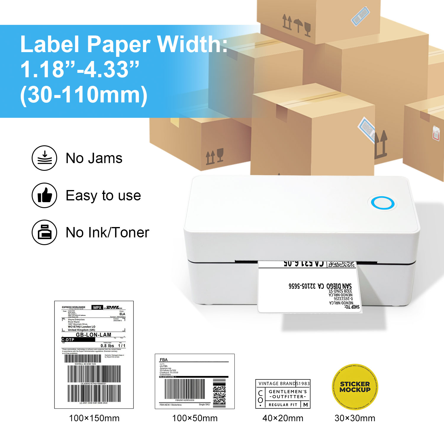 Máquina de Impressão de Etique - Commercial Label Printing Machine avaliação e preço