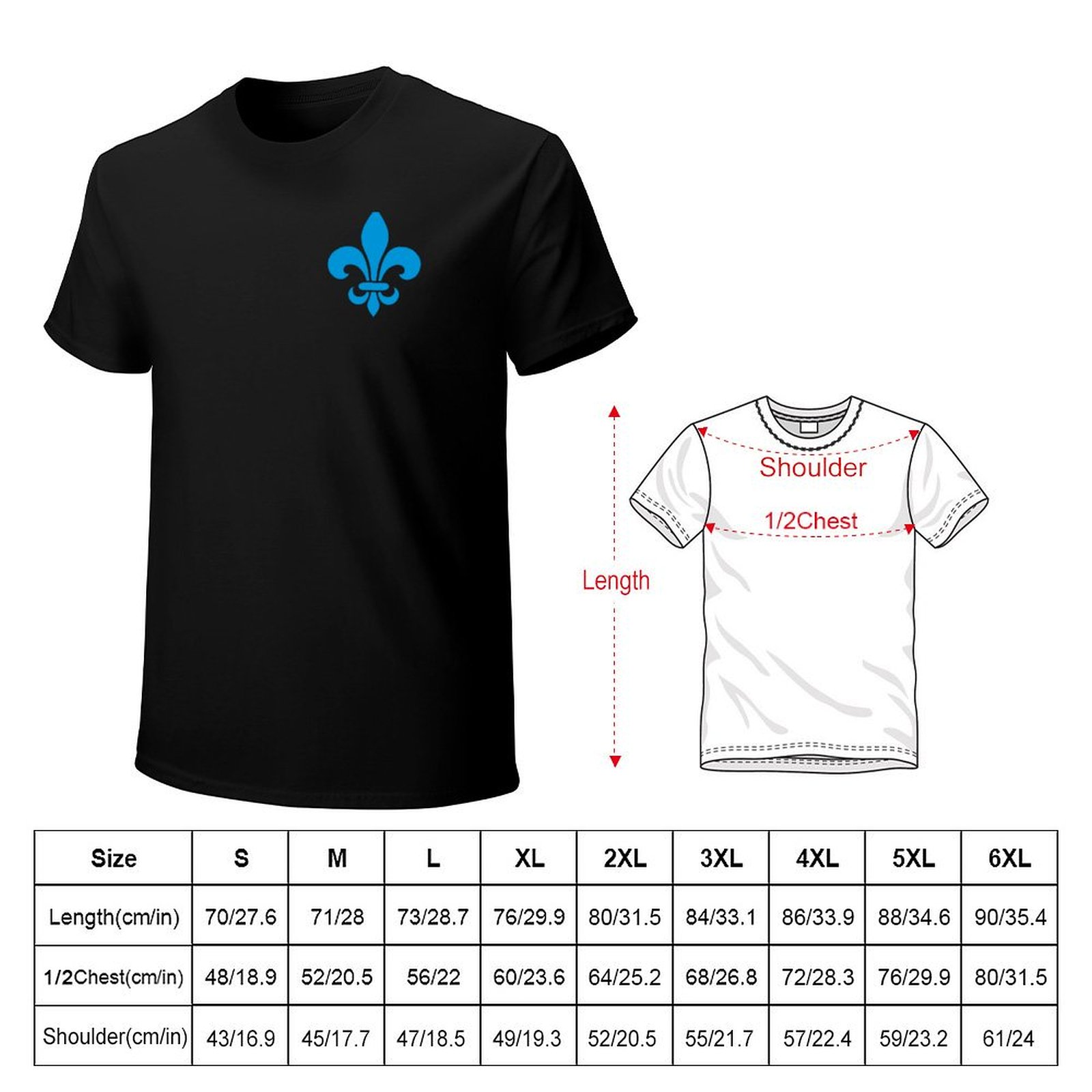 Quebec França flor-de-lis azul - Printing Qc avaliação e preço