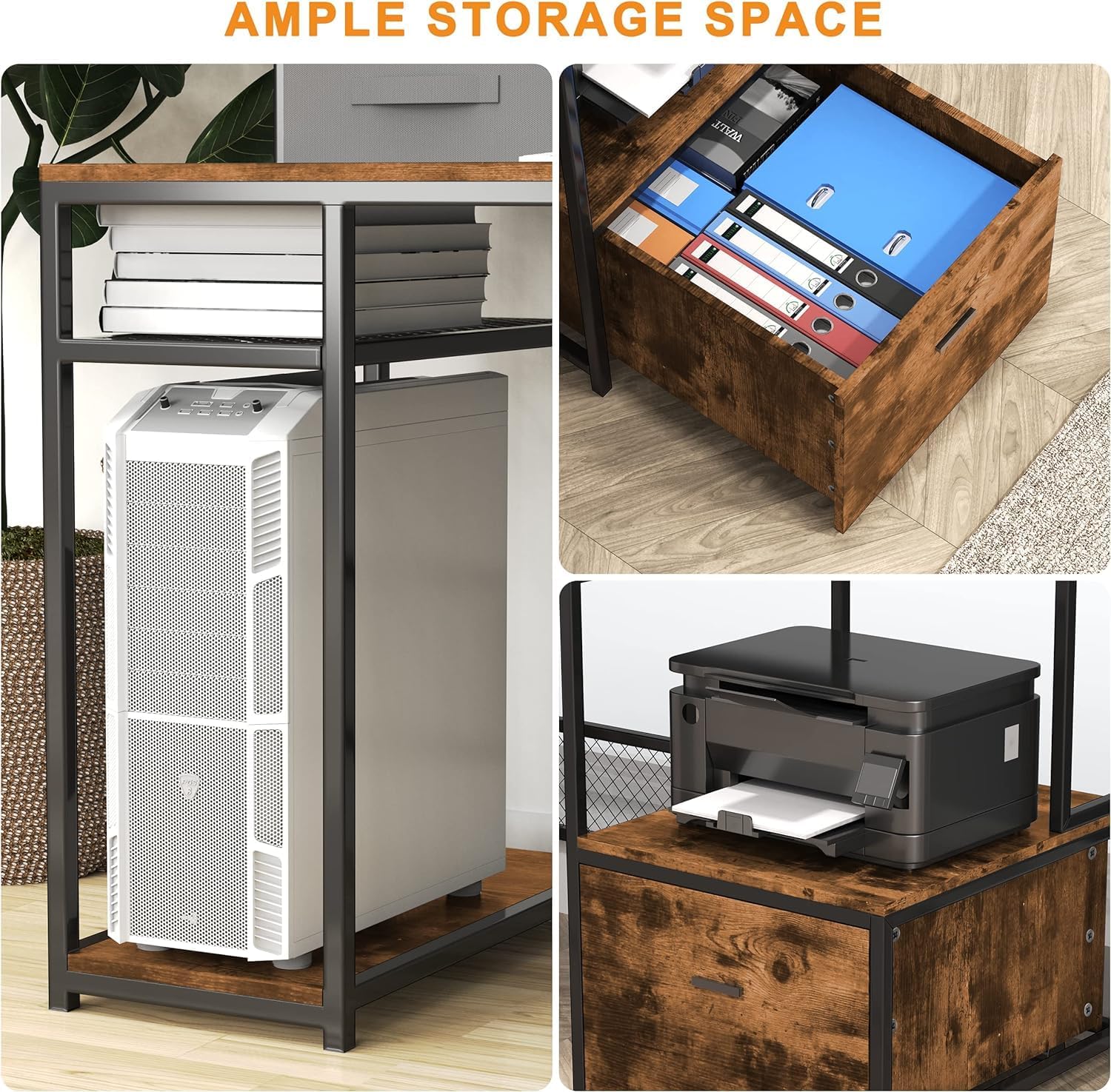 Mesa de Computador Moderna com - Commercial Printer avaliação e preço