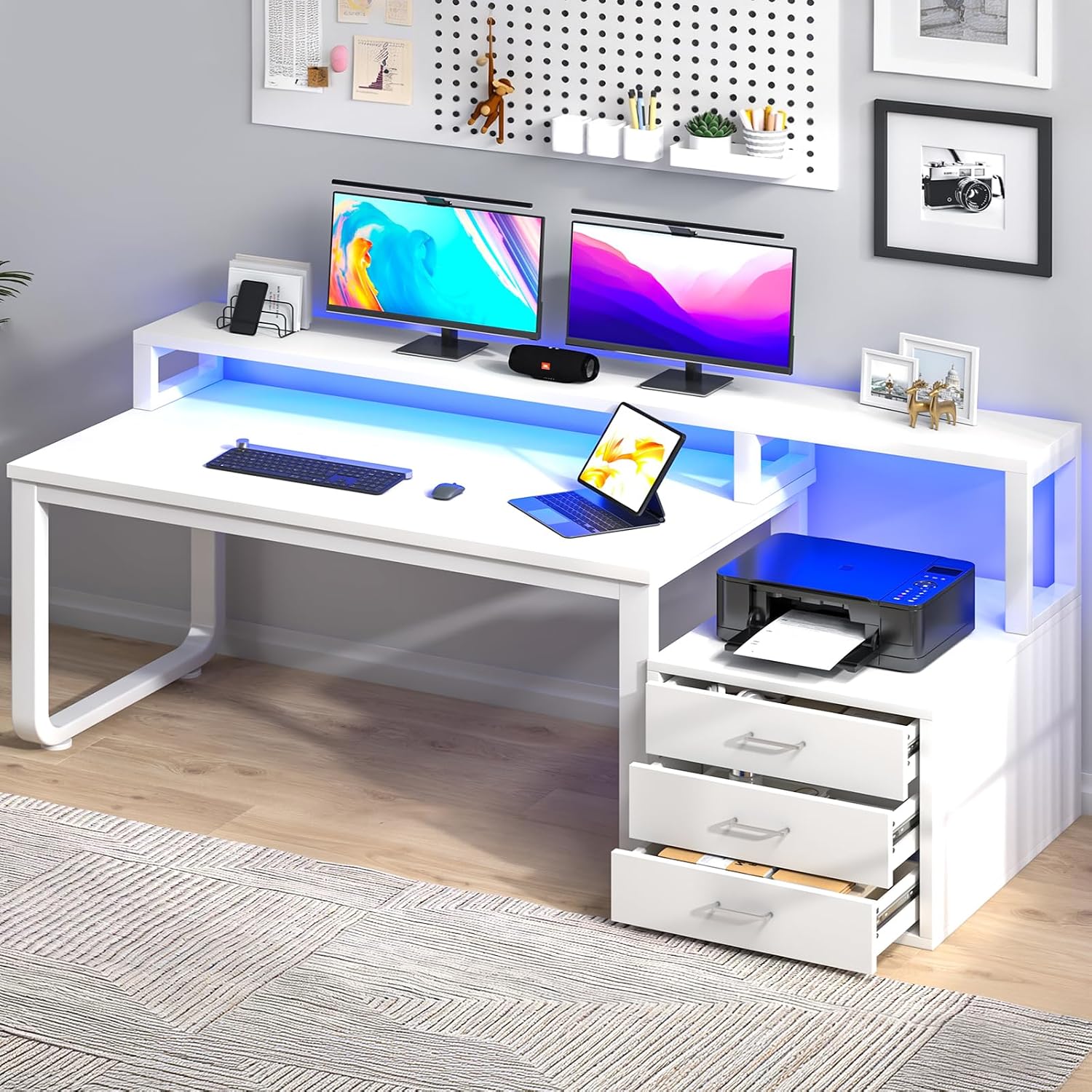 Mesa Branca de 67 Polegadas co - Commercial Printer avaliação e preço