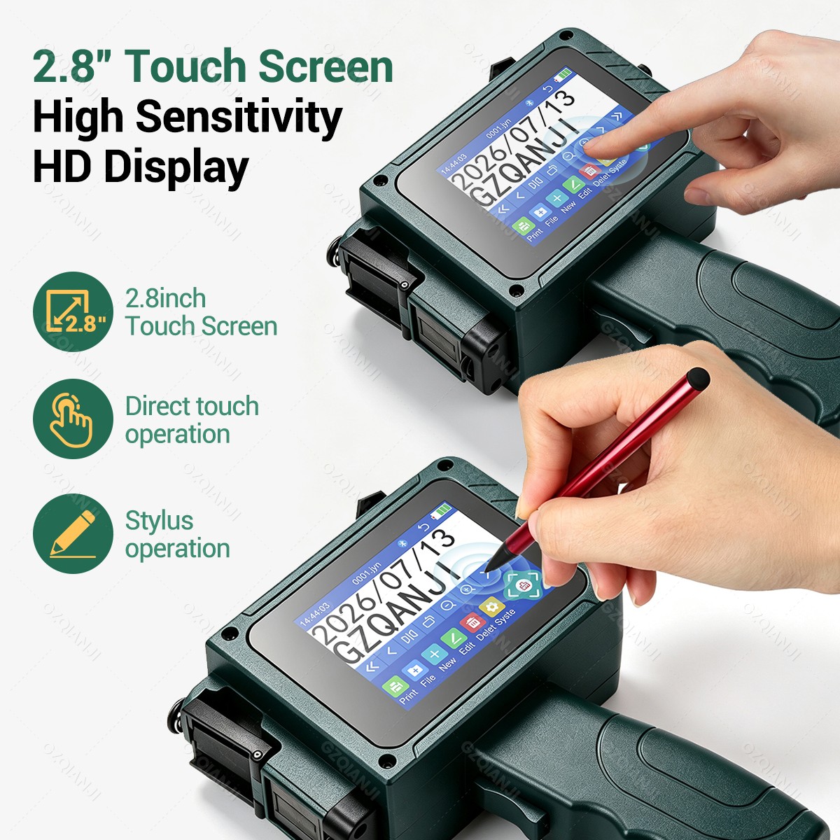 Impressora Mini Inkjet Bluetoo - Commercial Printing Logo avaliação e preço