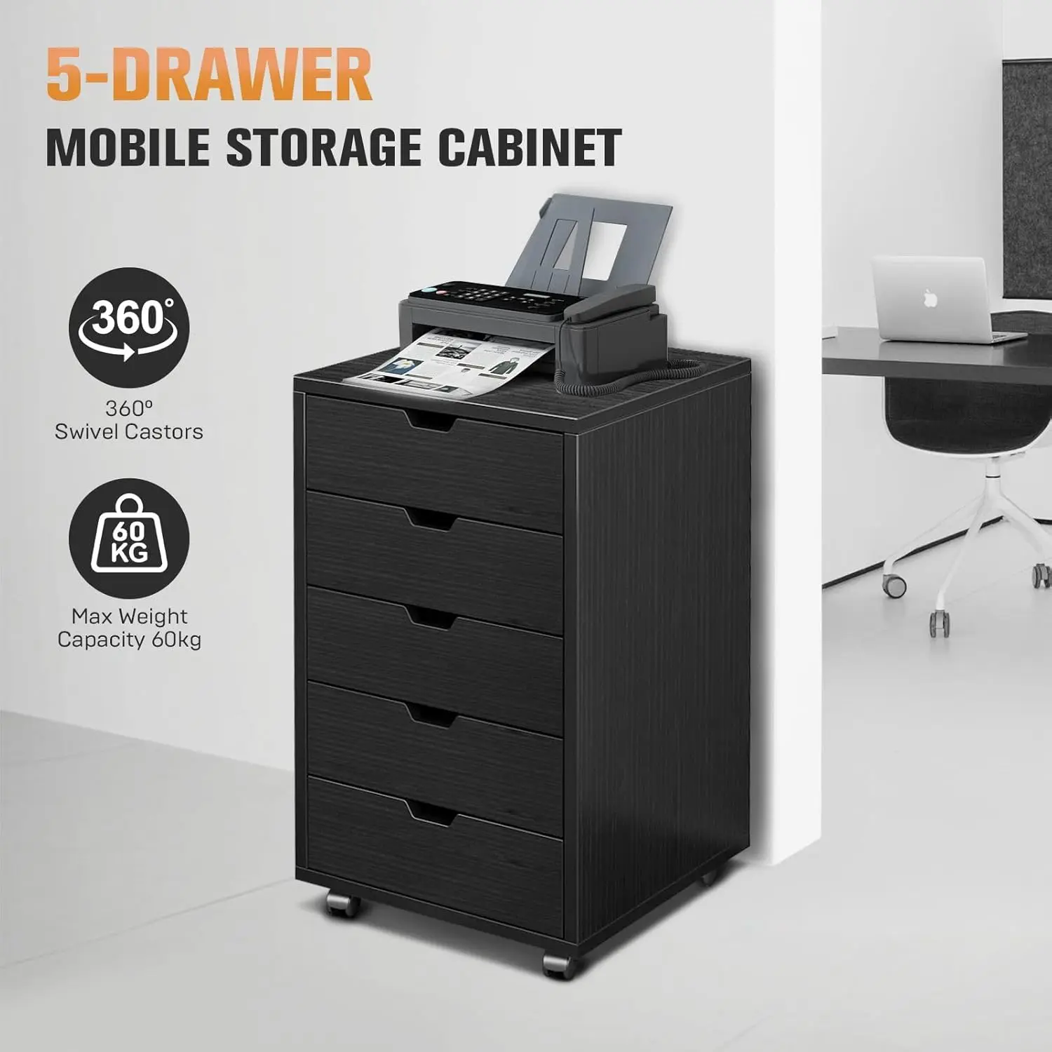 Armário de arquivo com 5 gavet - Commercial Printer avaliação e preço
