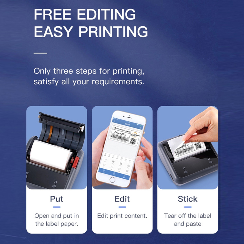 Niimbot B3S Impressora de Etiq - Commercial Label Printing Machine avaliação e preço