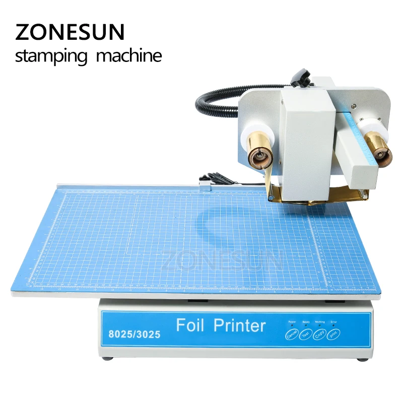 Zonesun 8025 máquina de carimb - Foil Transfer Machine avaliação e preço