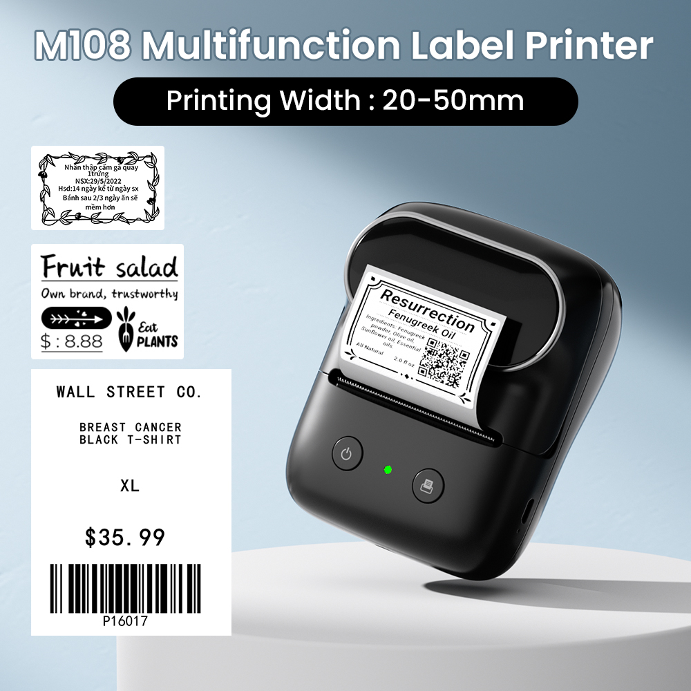 Phomemo M108 Impressora de eti - Commercial Printing Types avaliação e preço