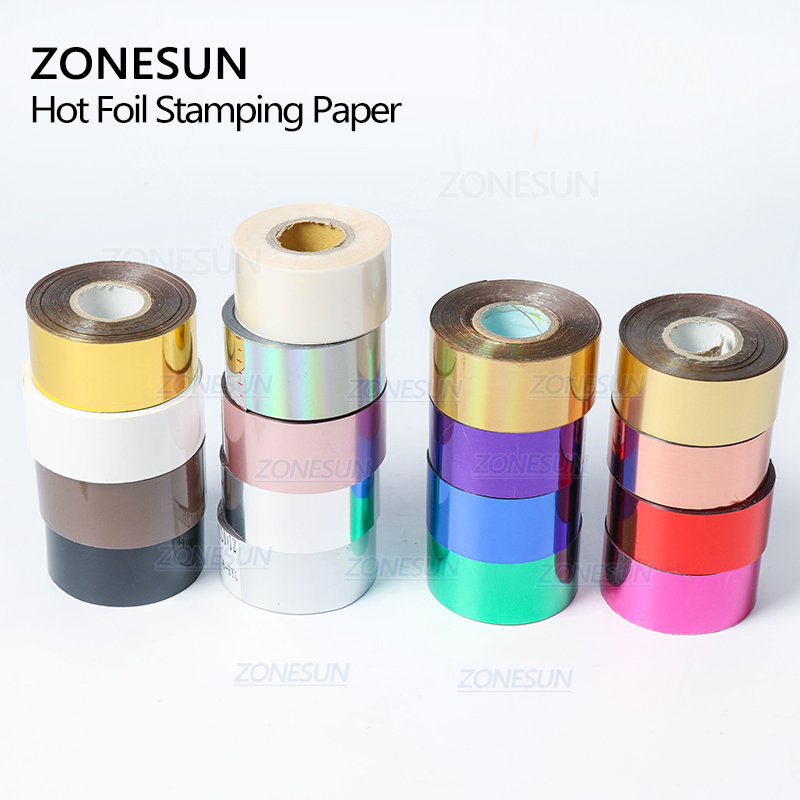 Zonesun 3/4/5cm ouro prata pre - Foil Transfer Machine avaliação e preço