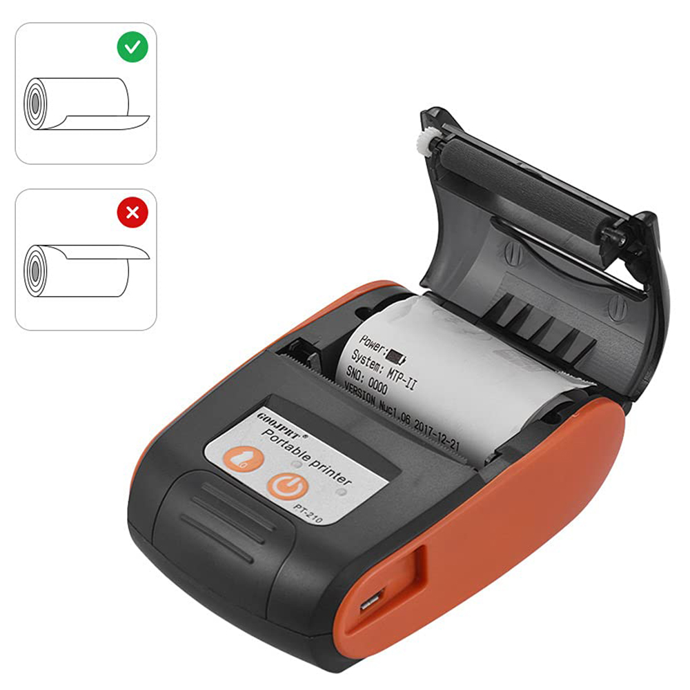 Mini impressora térmica portát - Commercial Label Printing Machine avaliação e preço